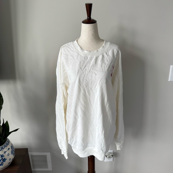 NWOT! Golden Hour Cotton-Blend Fleece Cherry 🍒 Graphic Sweatshirt - Picture 6 of 6